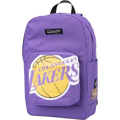 Mitchell & Ness Los Angeles Lakers Hardwood Classics Backpack in Purple