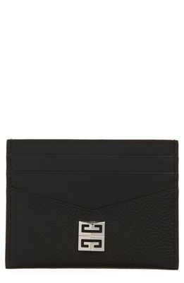 Givenchy 4G Leather Card Holder in Black