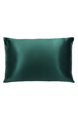 BLISSY Mulberry Silk Pillowcase in Emerald
