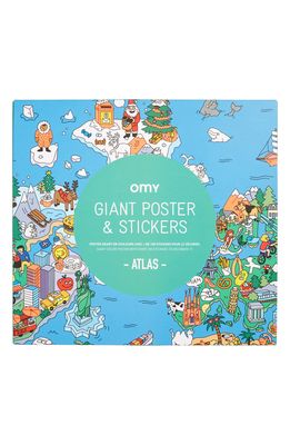 OMY Atlas Sticker Poster Set