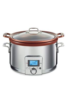 All-Clad Gourmet 5-Quart Slow Cooker in Silver