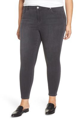 Liverpool Abby Stretch Ankle Skinny Jeans in Meteorite