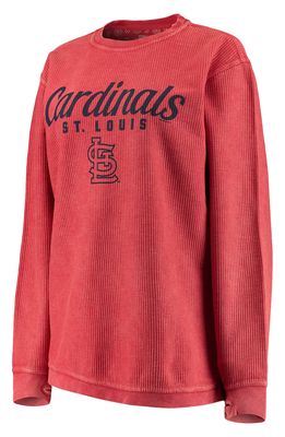 Women's G-III 4Her by Carl Banks Red St. Louis Cardinals Comfy Cord Pullover Sweatshirt