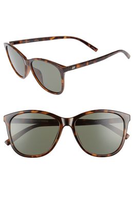Le Specs Entitlement 57mm Sunglasses in Milky Tort