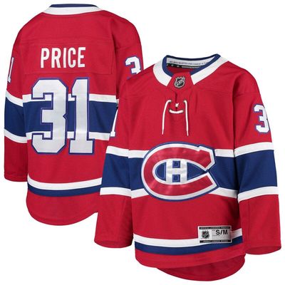 Outerstuff Youth Carey Price Red Montreal Canadiens Premier Player Jersey