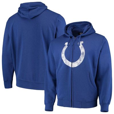 STARTER Men's G-III Sports by Carl Banks Royal Indianapolis Colts Primary Logo Full-Zip Hoodie