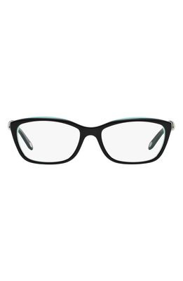 Tiffany & Co. 54mm Cat Eye Optical Glasses in Top Black/Blue