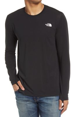 The North Face Men's Wander Long Sleeve T-Shirt in Tnf Black