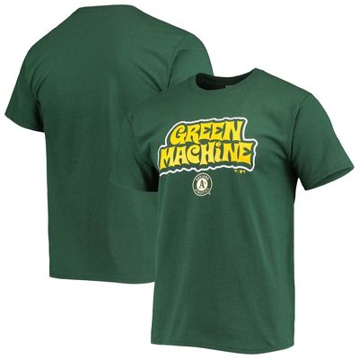 BREAKINGT Men's Green Oakland Athletics Local Tri-Blend T-Shirt