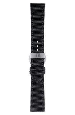 Tissot 21mm Anthracite Fabric Watch Strap