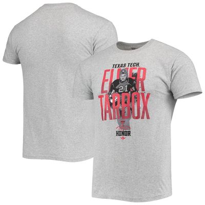 Men's Original Retro Brand Elmer Tarbox Heathered Gray Texas Tech Red Raiders Ring of Honor T-Shirt in Heather Gray