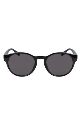 Converse Malden 51mm Round Sunglasses in Black/Black