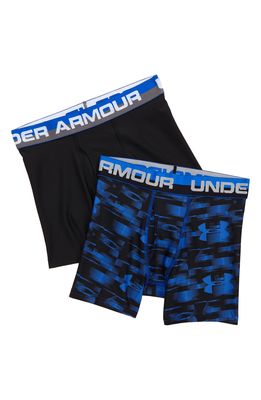 Under Armour Original Blur 2-Pack Boxer Briefs in Ultra Blue