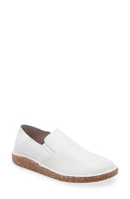 Birkenstock Callan Convertible Heel Loafer in White Leather
