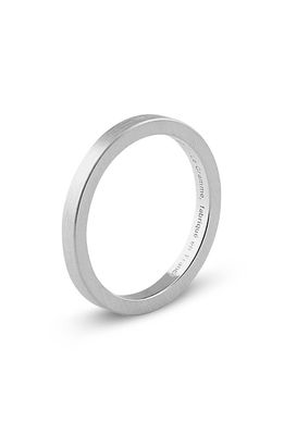 Le Gramme Men's 3G Brushed Sterling Silver Band Ring