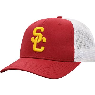 Men's Top of the World Cardinal/White USC Trojans Trucker Snapback Hat