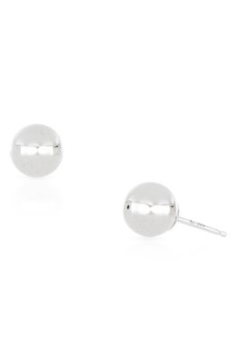 Bony Levy 14K Gold Small Ball Stud Earrings in White Gold
