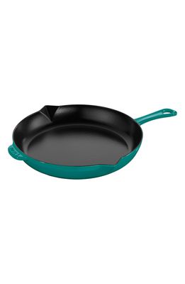 Staub 10-Inch Enameled Cast Iron Fry Pan in Turquoise