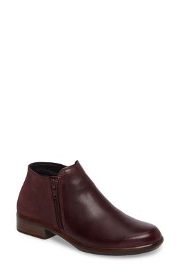 Naot 'Helm' Bootie in Bourdeaux Leather