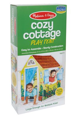 Melissa & Doug Cozy Cottage Play Tent in Green Multi