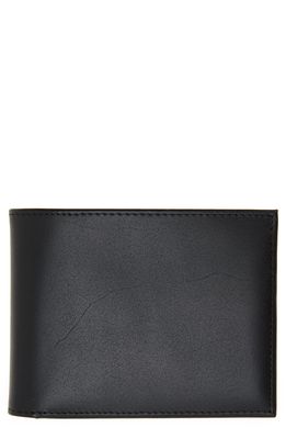 Bosca Leather Bifold Wallet in Black