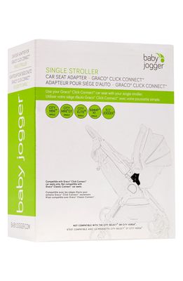 Baby Jogger Single Stroller Car Seat Adapter in Black