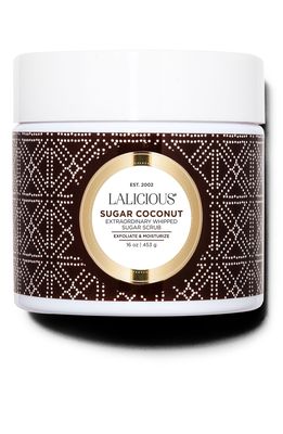 LALICIOUS Extraordinary Whipped Sugar Scrub in Sugar Coconut