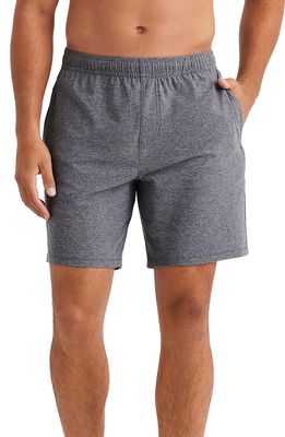 Rhone Reign Midweight Performance Athletic Shorts in Black Heather