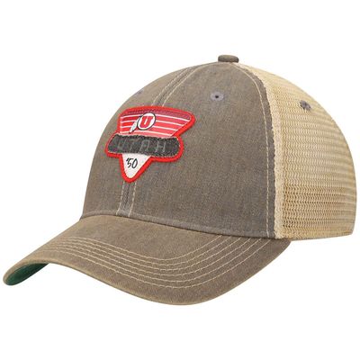 LEGACY ATHLETIC Men's Gray Utah Utes Legacy Point Old Favorite Trucker Snapback Hat