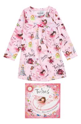 Books to Bed 'Twinkle' Nightgown & Book Set in Pink