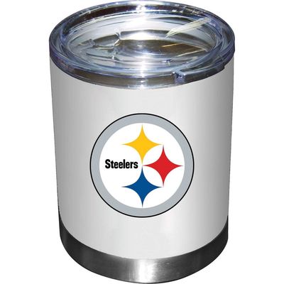 THE MEMORY COMPANY Pittsburgh Steelers 12oz. Team Lowball Tumbler in White