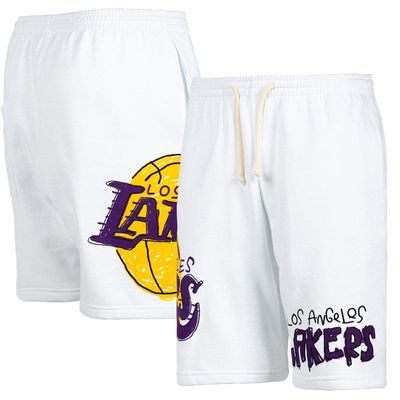 Men's After School Special White Los Angeles Lakers Shorts