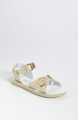 Salt Water Sandals by Hoy Sun San Sweetheart Sandal in Metallic Gold