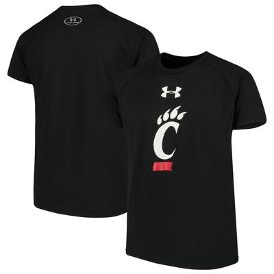 Youth Under Armour Black Cincinnati Bearcats 2.0 Logo Tech T-Shirt