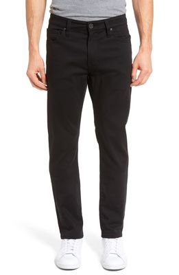 34 Heritage Courage Straight Leg Jeans in Select Double Black
