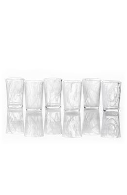 Fortessa Swirl Set of 6 Highball Glasses in Clear
