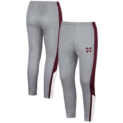 Men's Colosseum Gray Mississippi State Bulldogs Up Top Pants