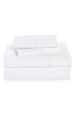 Boll & Branch Eyelet Organic Cotton Sheet Set in White