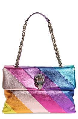 Kurt Geiger London Rainbow Shop Extra Extra Large Kensington Quilted Leather Shoulder Bag in Multi
