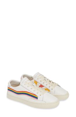 Soludos Rainbow Wave Sneaker in White