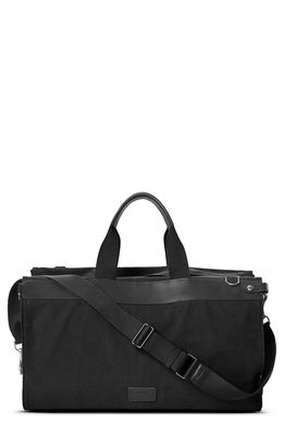 Shinola The Convertible Traveler Garment Canvas Bag in Black