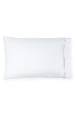 SFERRA Grande Hotel Pillowcase in White/Blue