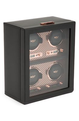 WOLF Axis 4-Watch Winder & Case in Copper