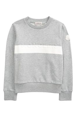 Moncler Kids' Logo Sweatshirt in Grey