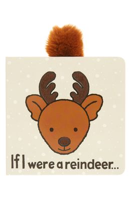 Jellycat 'If I Were a Reindeer' Book in Brown