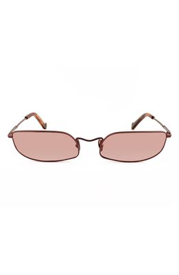 Grey Ant Fait 62mm Rectangle Sunglasses in Bronze/Tan