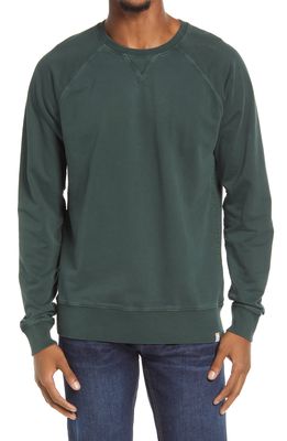 The Normal Brand Classic Cotton Sweatshirt in Green