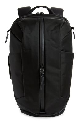 Aer Water Resistant Nylon Duffle Backpack in Black