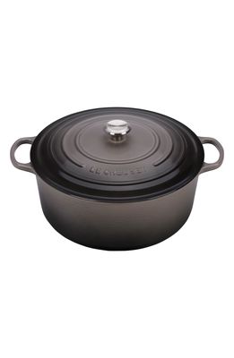 Le Creuset Signature 13 1/4-Quart Oval Enamel Cast Iron French/Dutch Oven in Oyster