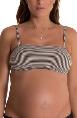 Pez D'Or Ana Bandeau Maternity Bikini Top in Multicolor